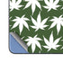 Marijuana Leaf White Pattern Galaxy Z Fold5 5G Skin